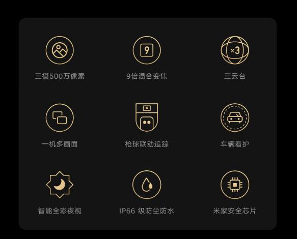 小米智能室外摄像机4 Pro三摄变焦版上架,售价449元