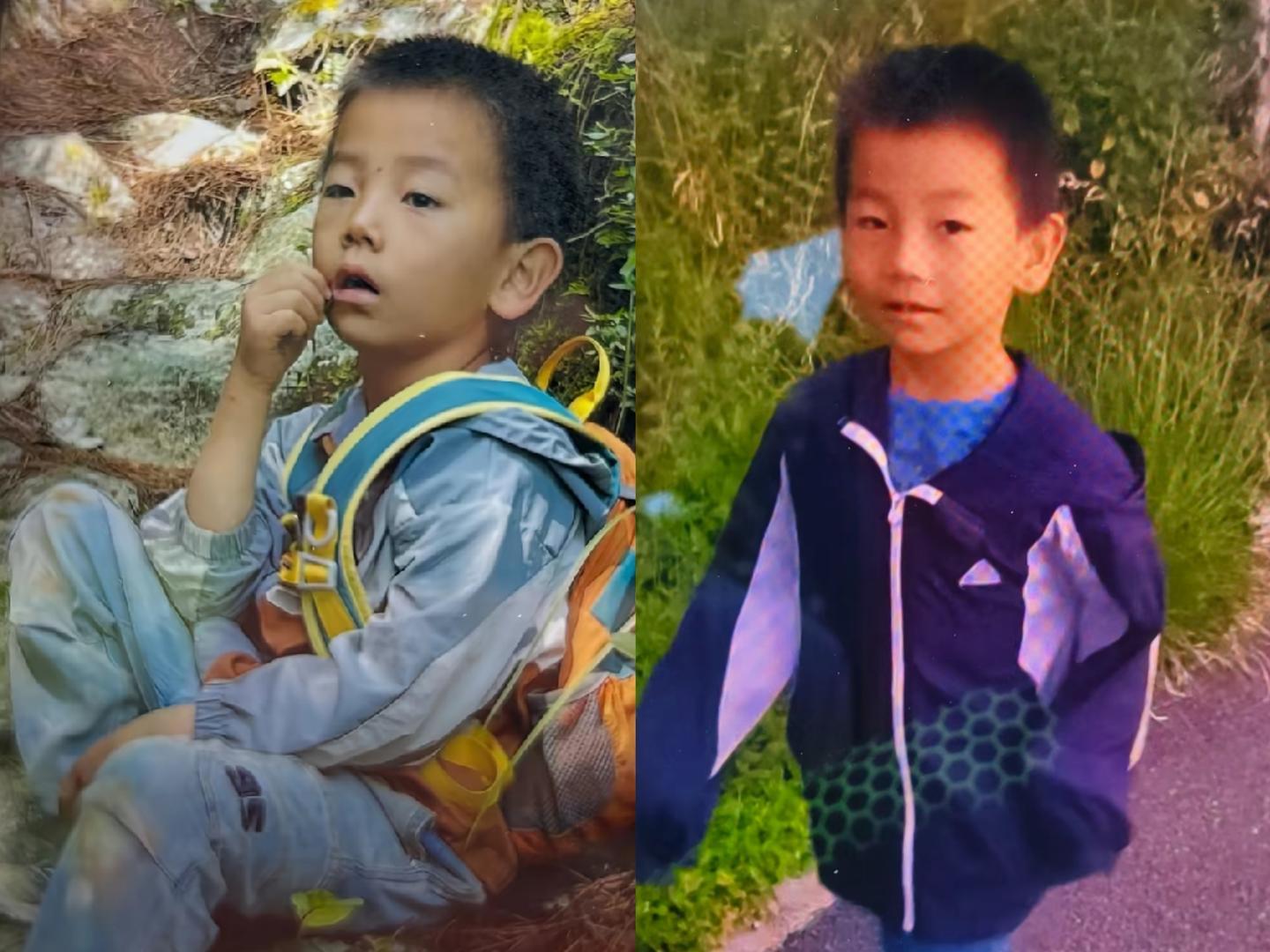 ▲走失的小孩