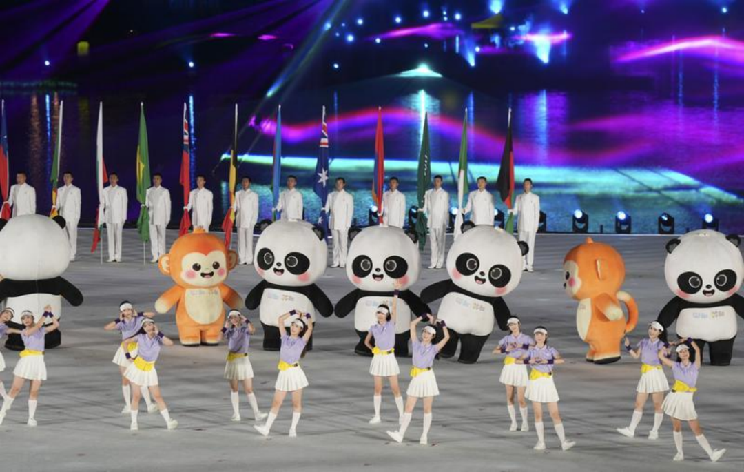 2025年第12届世界运动会开幕式现场 新华社记者 江宏景 摄