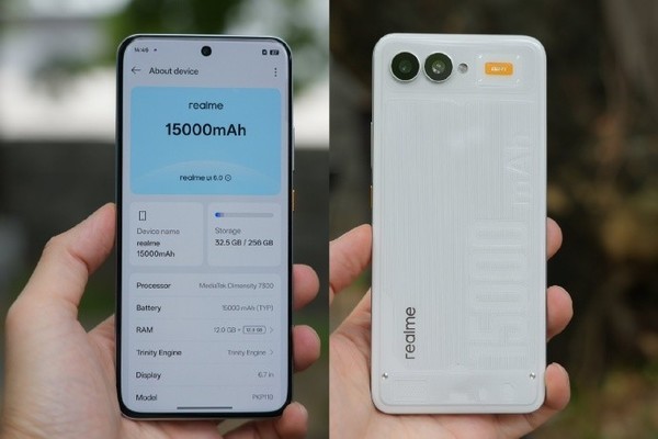 真我15000mAh实机图