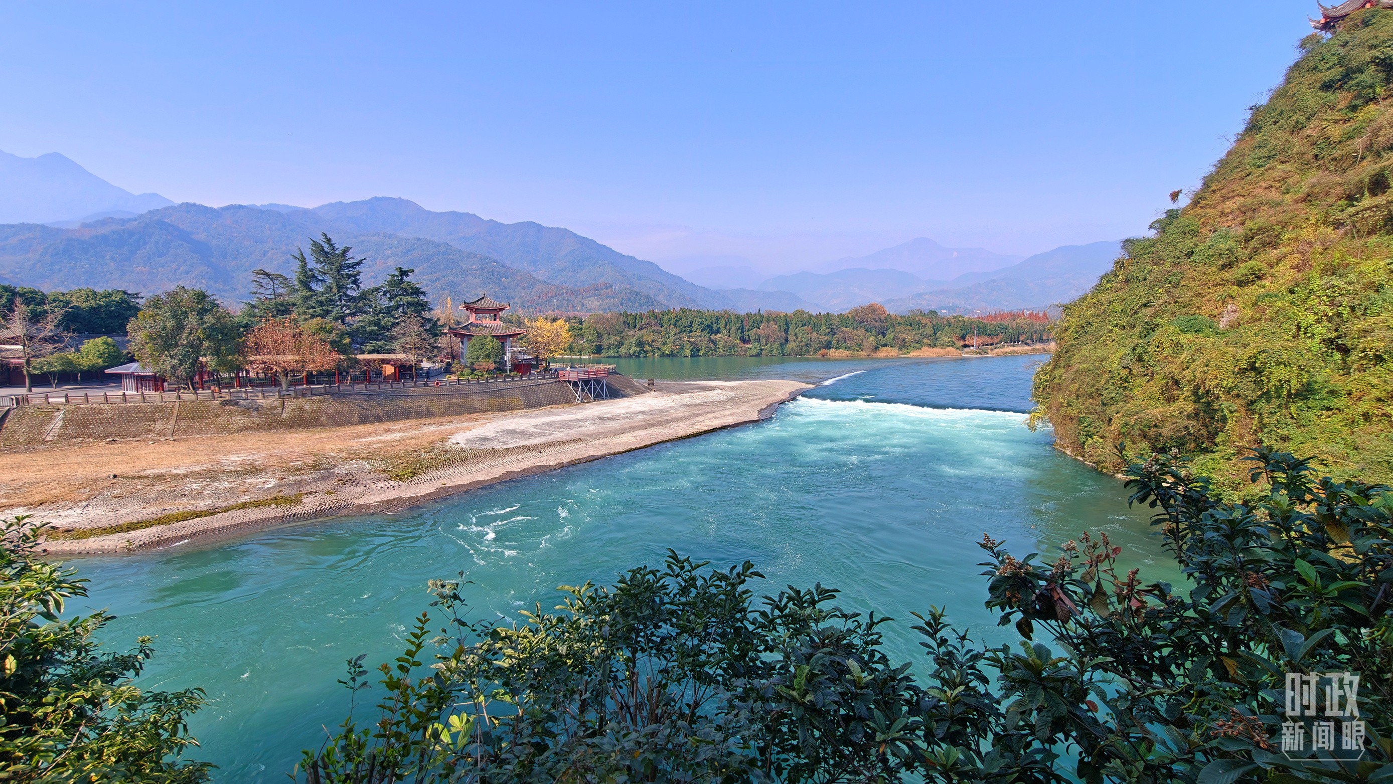 △都江堰。(总台央视记者鄂介甫拍摄)