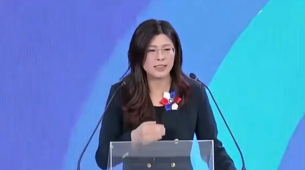 ▲中国国民党新任主席郑丽文周六正式就职。(图源:视频截图)