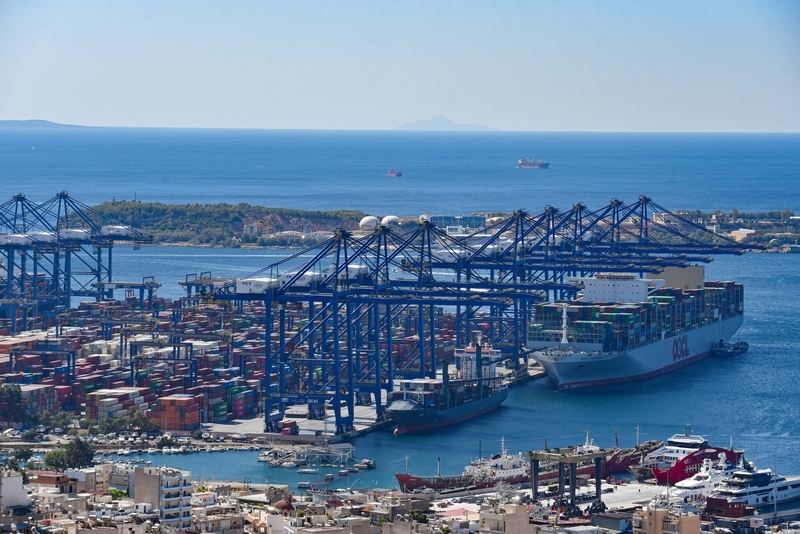 9月15日,希腊比雷埃夫斯市。中远集团控股比雷埃夫斯港成为中国通往欧洲的门户。 IC Photo
