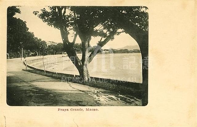 圖2.1920s黑沙環海灘，利冠棉收藏 （ID.p0007073）