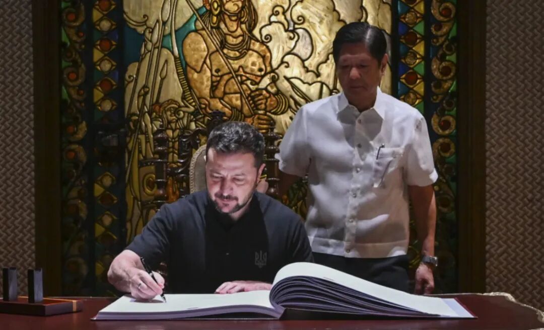 2024年6月3日,泽连斯基与马科斯会面