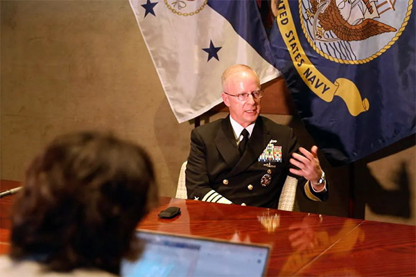 资料图:达里尔·考德尔 美国海军