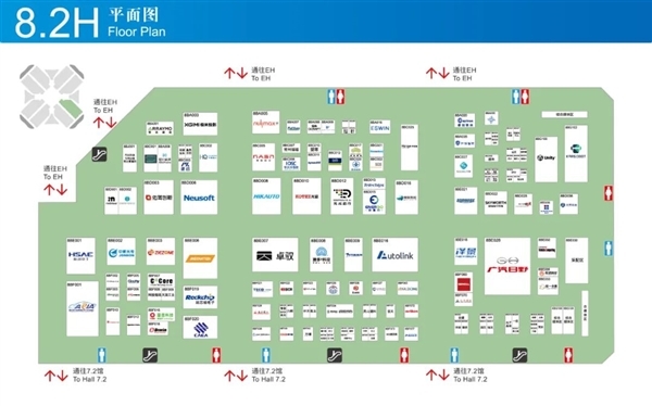 近1000家中外知名企业参加:2025上海车展展位图公布