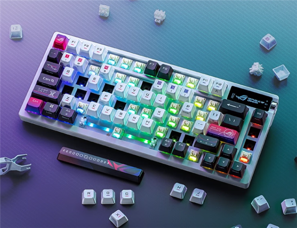 1999元 华硕推出ROG夜魔X机械键盘:NX雪武白轴