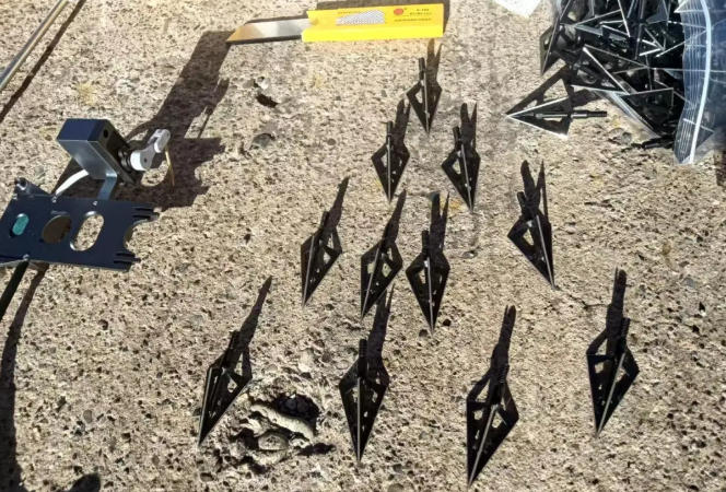 嫌疑人用于盗猎的箭头