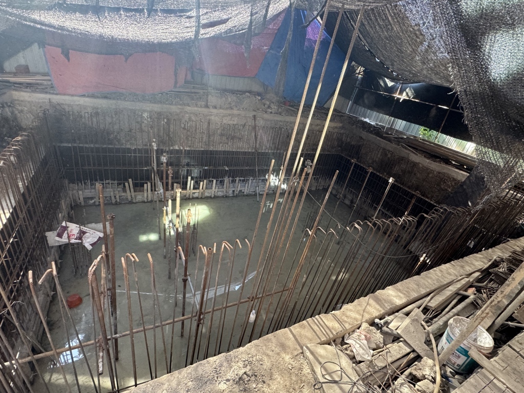 11月13日施工现场情况。受访者供图