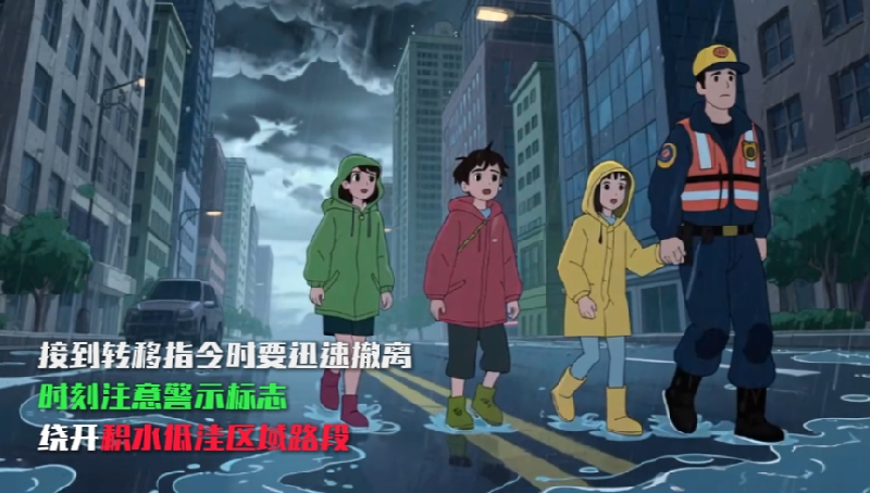 AI动画丨遇到城市内涝，我们该如何自救求生