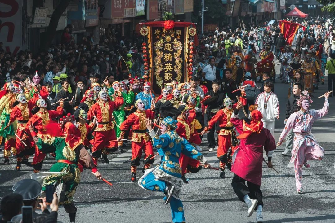 汕头英歌舞。（图/视觉中国）