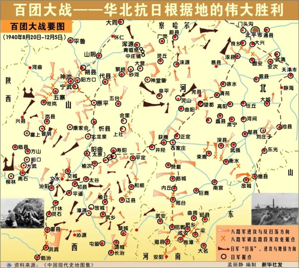 百团大战，这些细节应该铭记