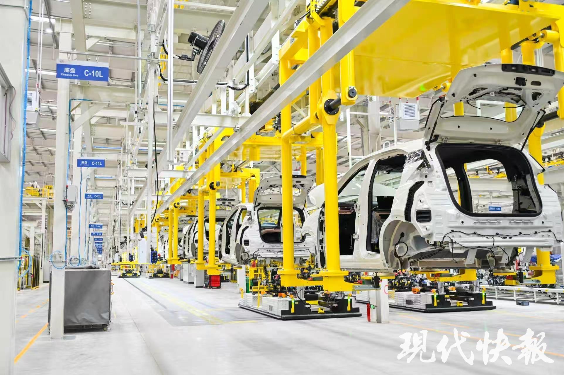 比亚迪常州基地车间(常州市委网信办供图)