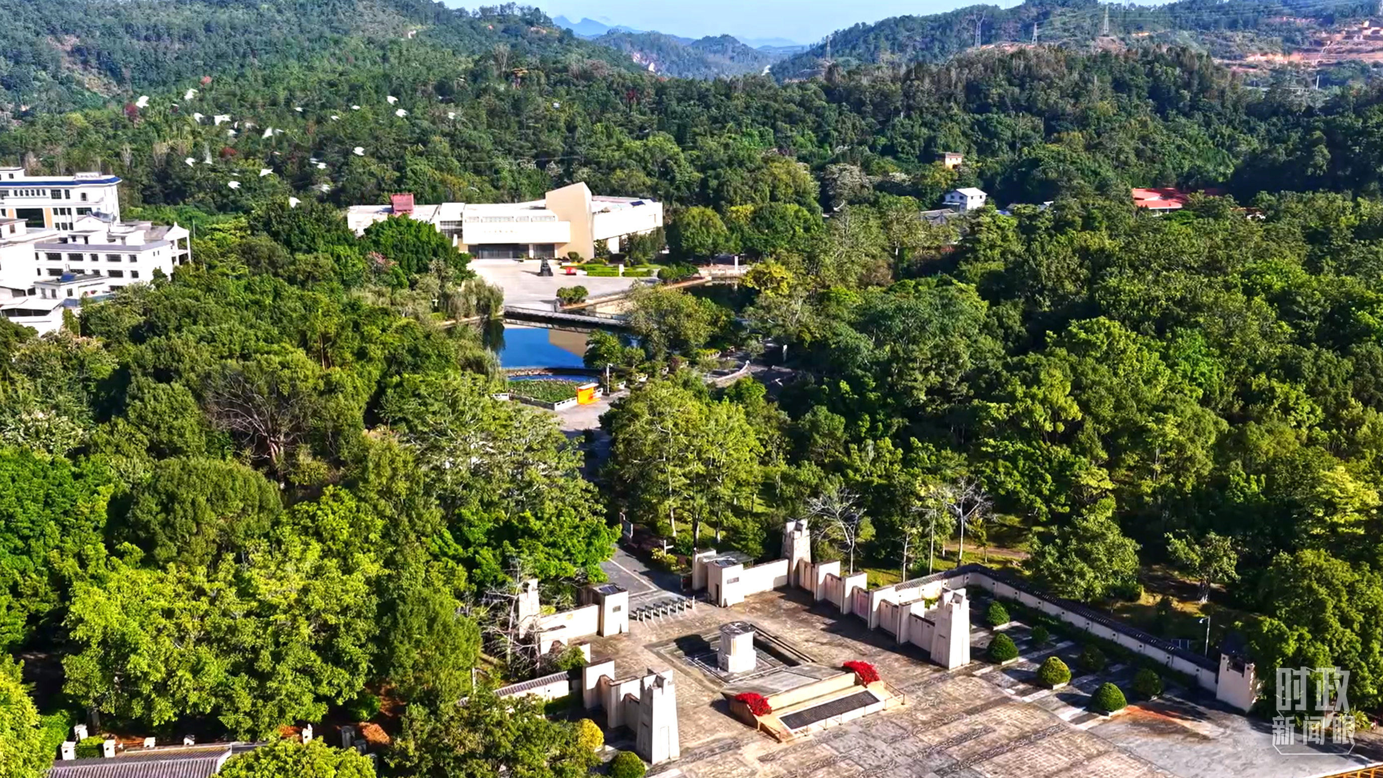 △叶剑英纪念园。（总台央视记者范凯拍摄）