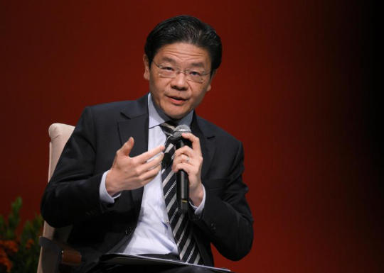 黄循财近期在一场活动上发表讲话 新加坡媒体
