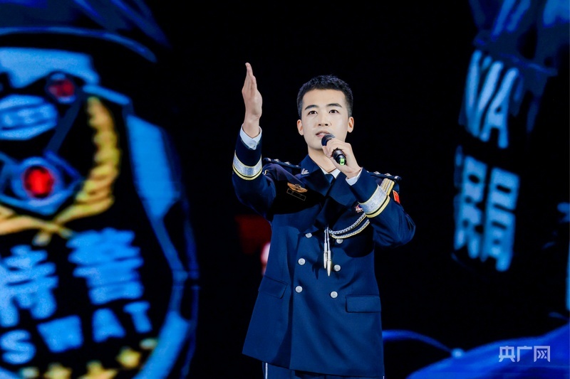 公安部刑侦局民警吴迪（央广网发 主办方供图）