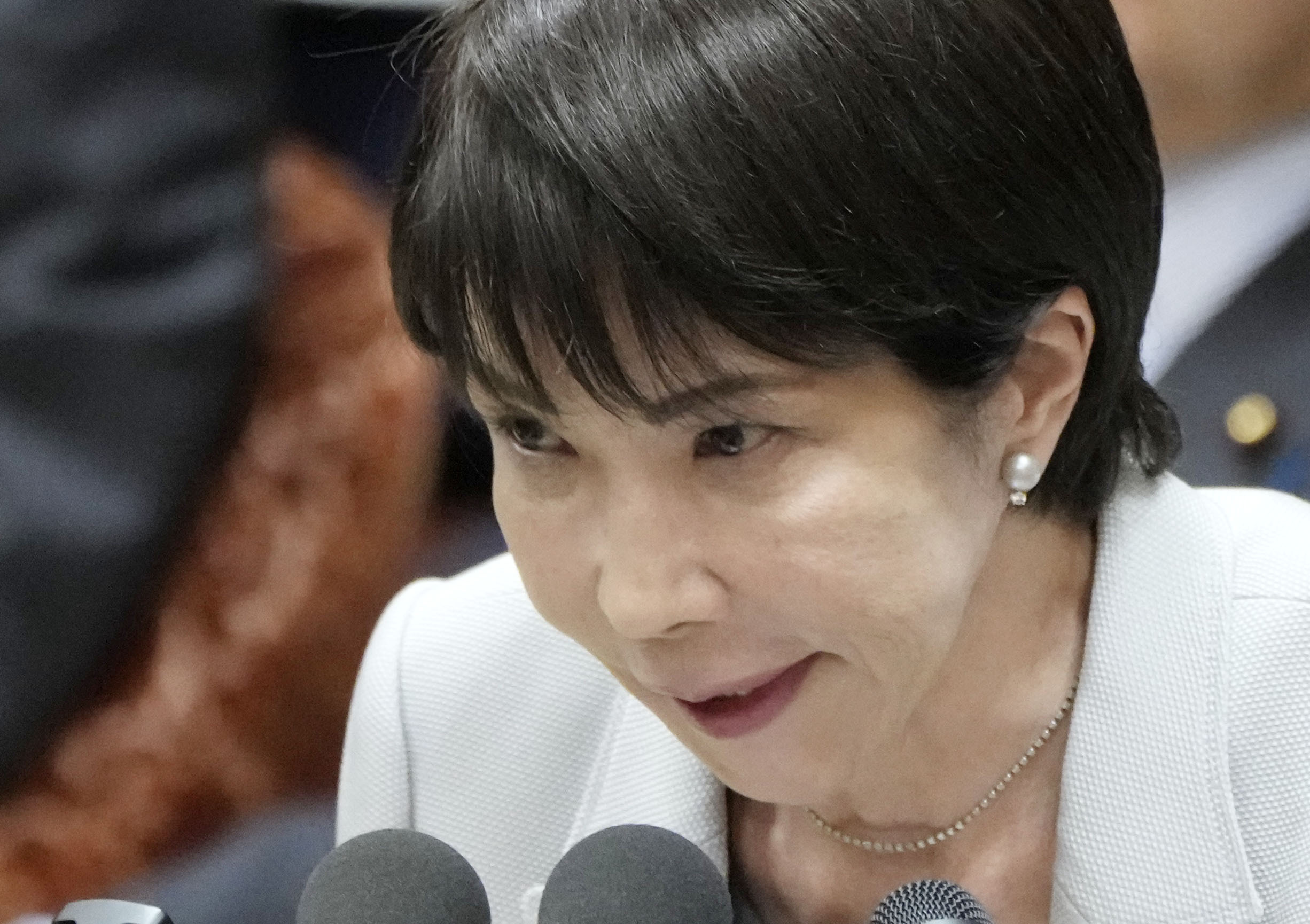 当地时间2025年11月10日,日本东京,日本首相高市早苗出席国会众议院预算委员会会议。 IC Photo