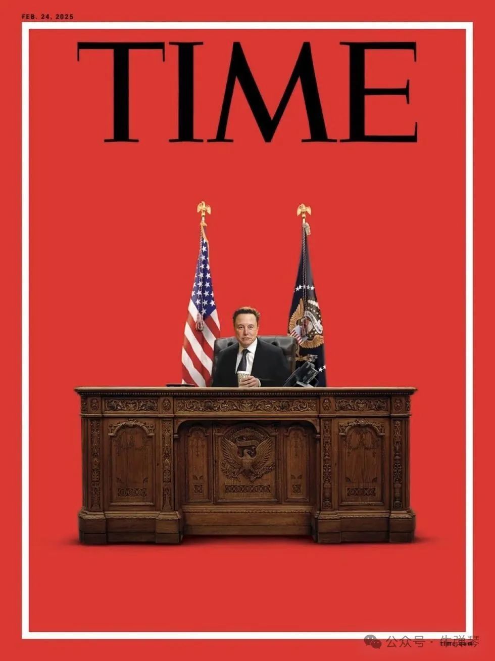 Trump Will Hate Time Cover Of Musk At His Desk: PHOTO - Comic Sands