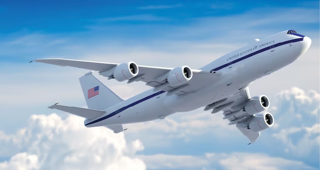 新一代“末日飞机”E-4C艺术渲染效果图 内华达山脉公司
