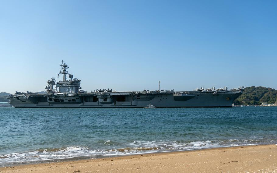 “乔治·华盛顿”号航母 资料图 图源:美媒