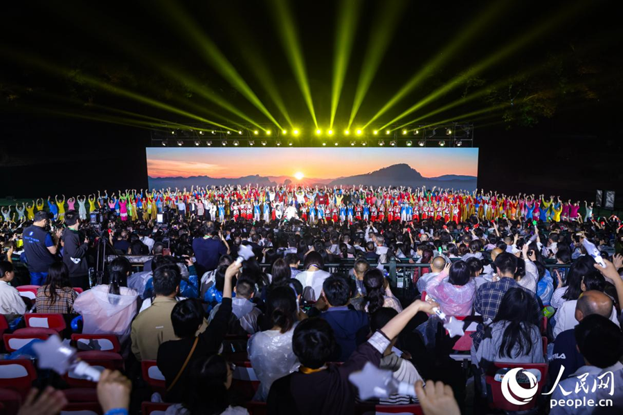 “何以中国&middot;闽山闽水物华新”网络主题宣传活动启动仪式现场。人民网 李唯一摄