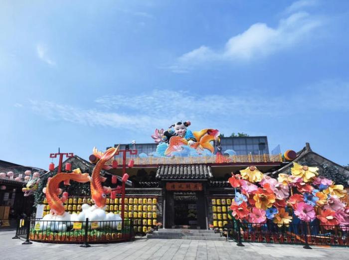 杨柳青古镇街景。中新网刘越摄