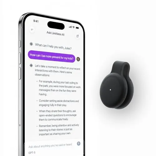 Limitless AI 智能挂件,可穿戴式 AI 记录和转录设备