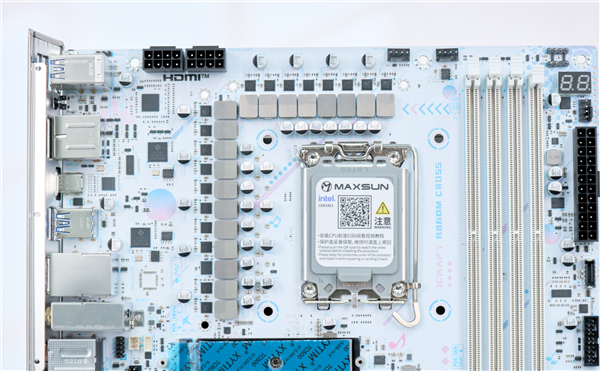 颜值与性能都达到了一线水准!铭瑄iCraft B860M CROSS PRO评测