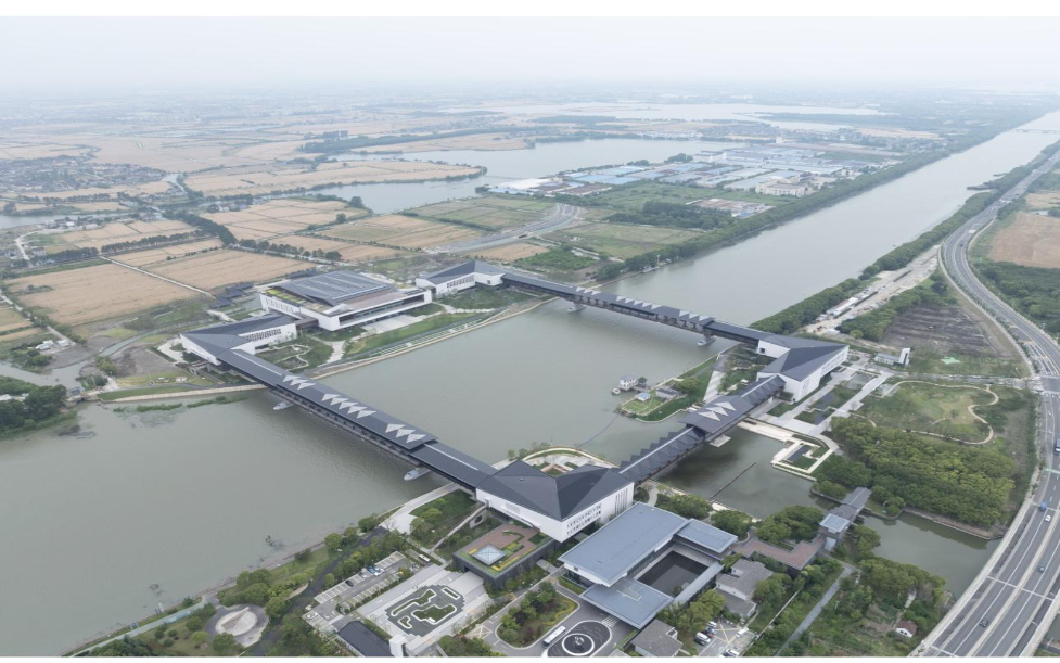 5月28日拍摄的方厅水院外景(无人机拍摄)。新华社发(嵇子鉴摄)