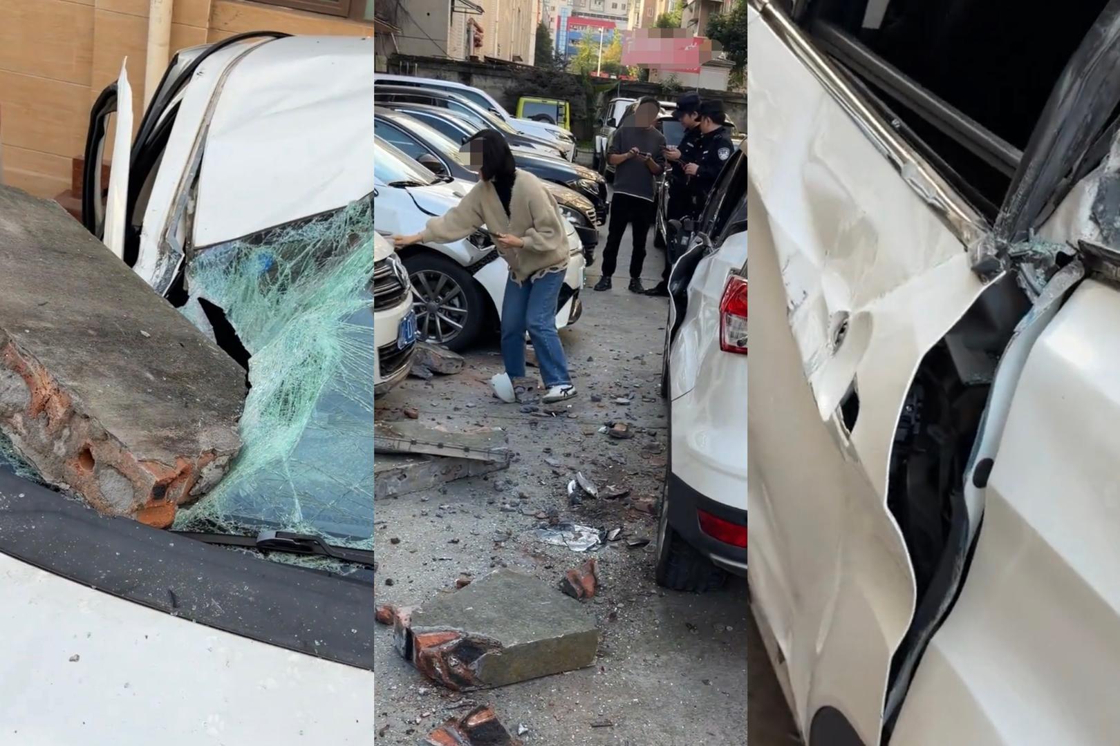 ▲网友拍摄的事发现场