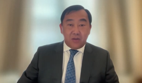 索斯亚拉近日接受路透社视频采访。图为外媒发布的视频截图