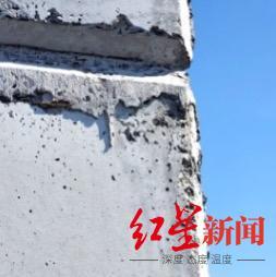 ▲2024年大楼的检查照片显示,其外立面已经出现了不同程度的损坏