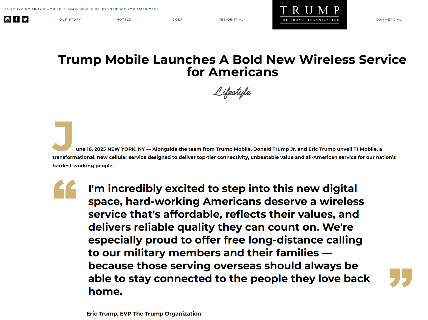 特朗普做手机了,产品跟罗永浩的撞名