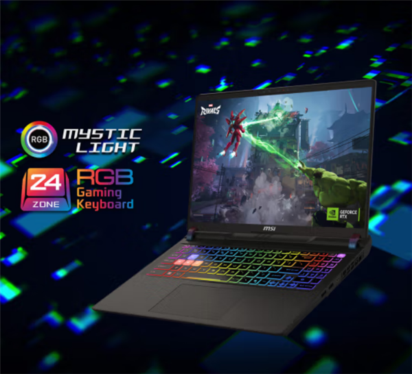 微星泰坦16发布:双烤可达240W、还有双雷电5加持