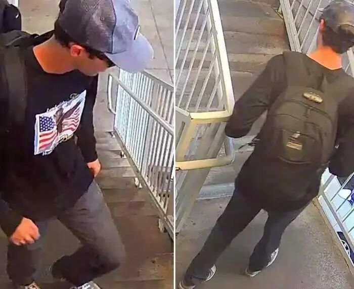 警方公布的柯克遇刺案嫌疑人照片/圖源央視新聞