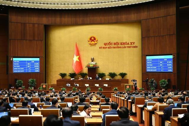 【越南国会实在全票通过了新的《政府组织法》修正案】