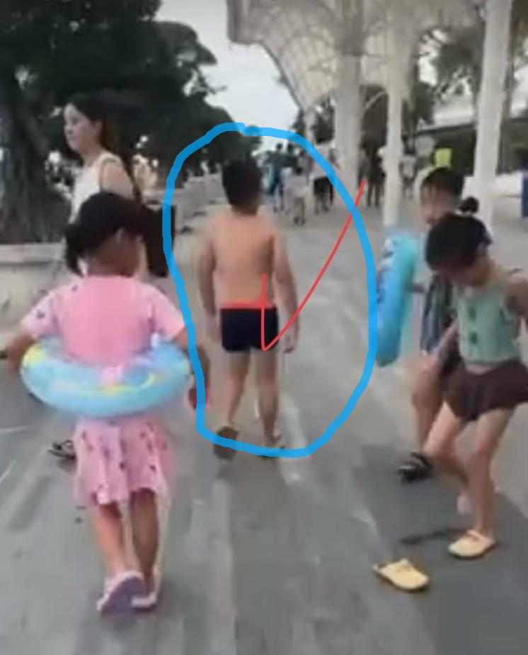 ▲梁清彬走失前的影像 受访者供图