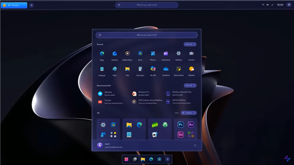 Windows 26长什么样：用户自制概念视频展示设计