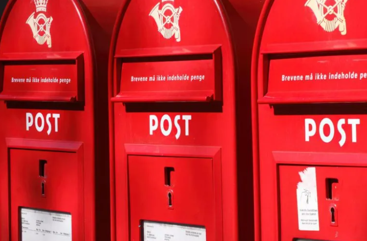 丹麦境内的一处邮箱 图源:英媒