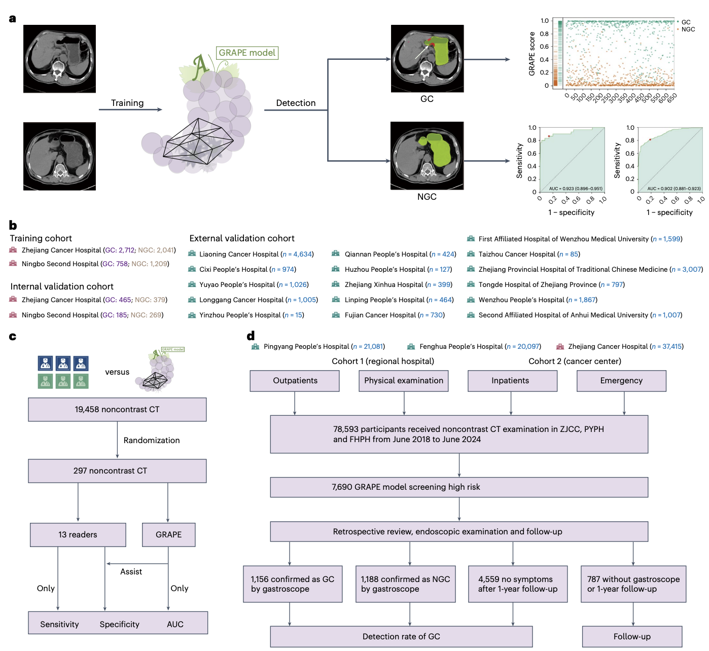 阿里达摩院推全球首个胃癌影像筛查AI模型!10万人临床支持,研究成果登《自然·医学》