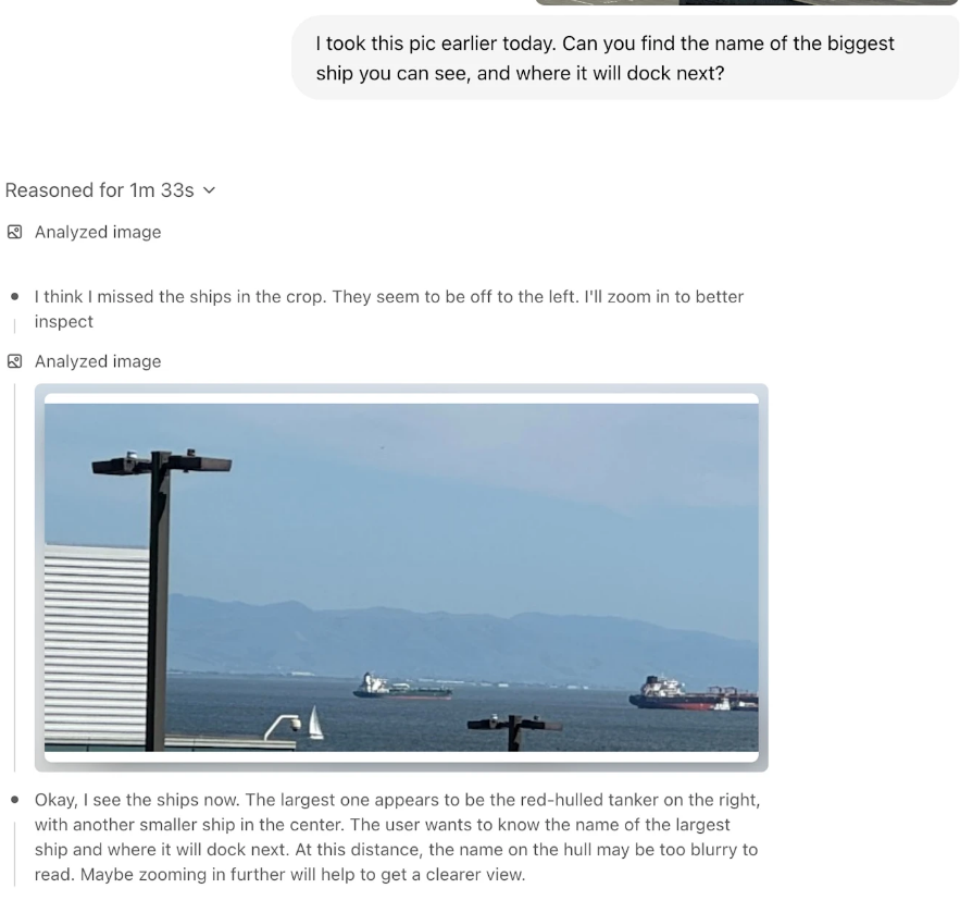 OpenAI正式发布o3和o4-mini:最强推理模型、能够“思考”图片