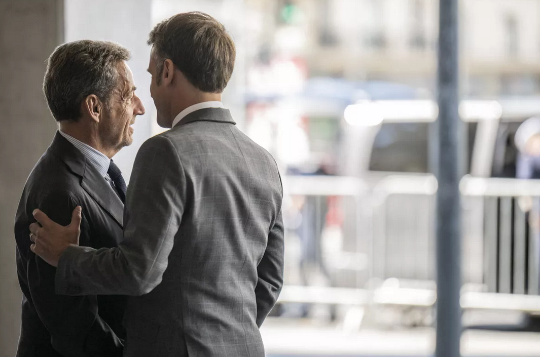 萨科齐和马克龙,资料图 图源:法媒