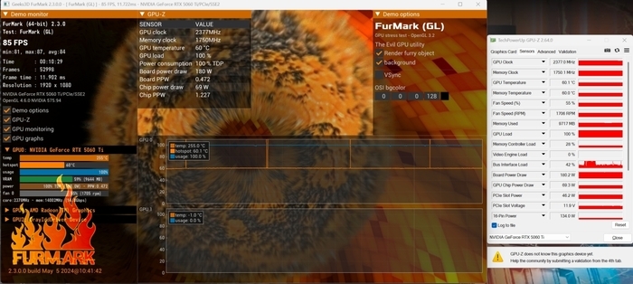 甜点级性价比双雄 映众RTX 5060 Ti 8GB/16GB曜夜显卡评测