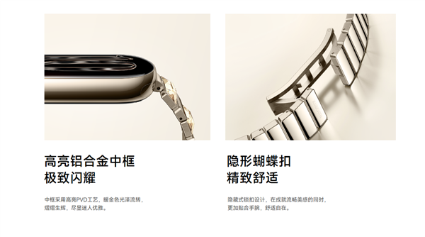 499元 小米手环10耀影金特别版发布：腕带镶嵌6颗工艺水晶