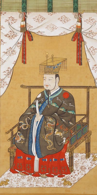 比叡山延历寺藏桓武天皇像,文化2年(1805)