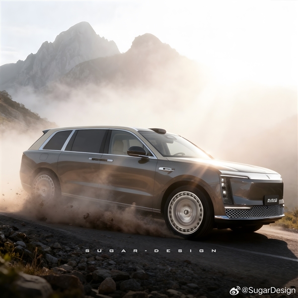 比S800气场更强！博主绘制尊界SUV效果图：对开门安排了