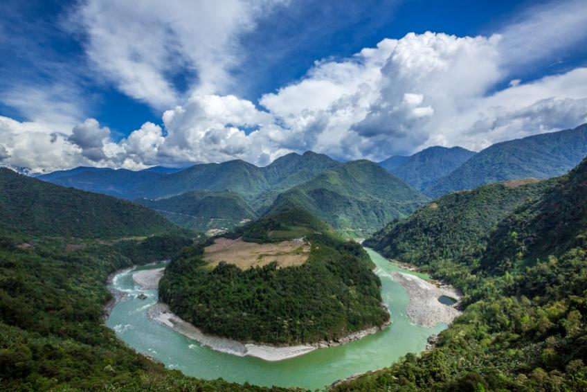 “扎曲大拐弯”景点图源:墨脱县旅发委公开信息