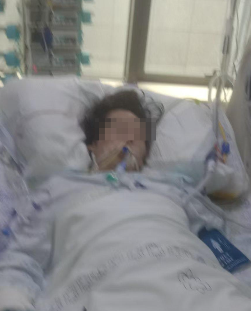 ▲昏迷12天后小孙已苏醒