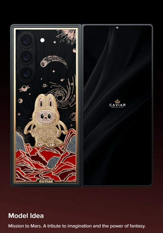 Caviar再出手:三星Galaxy Z Fold/Flip7 24K金特别版问世,灵感来自Labubu
